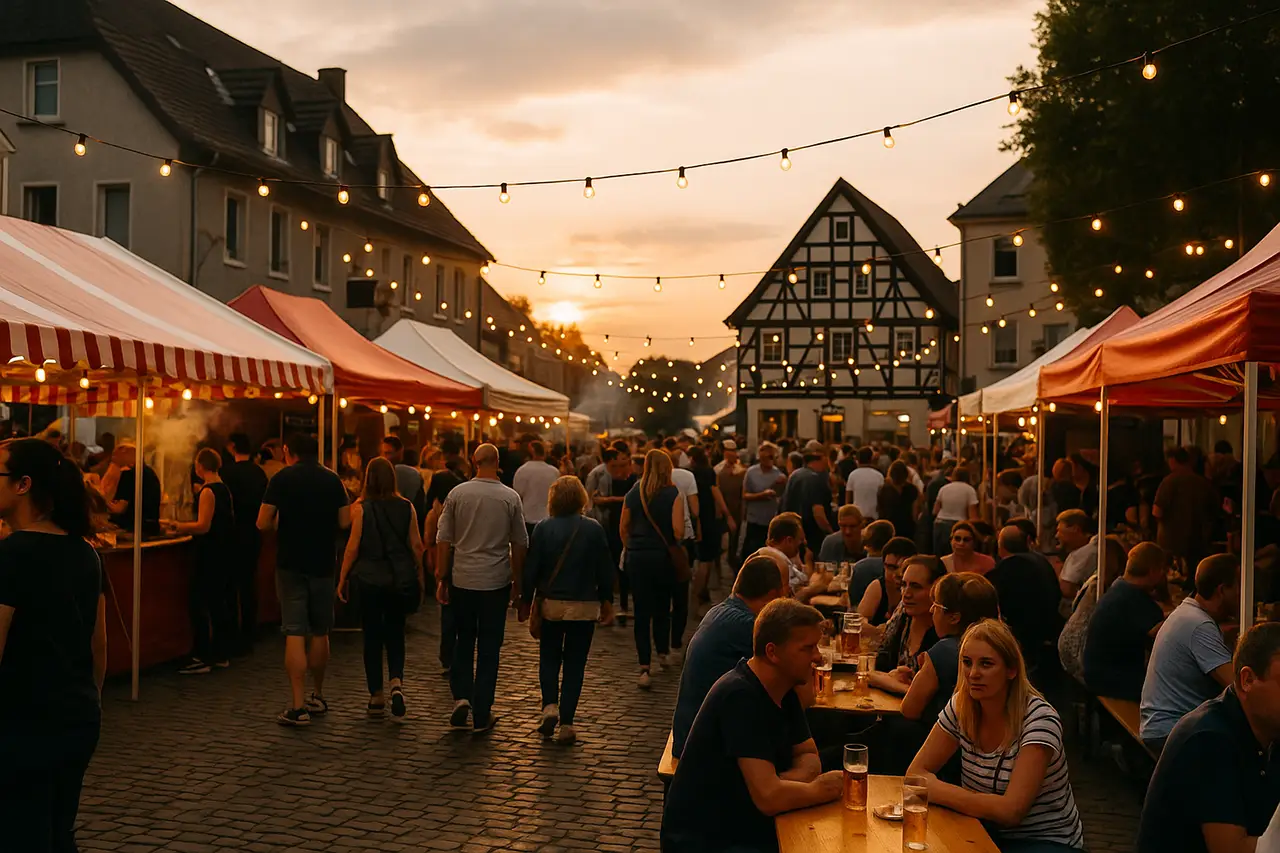 Stadtbild von Much